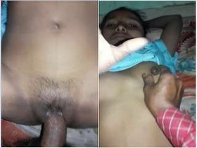 Desi girl enjoys a rough anal sex session with a client