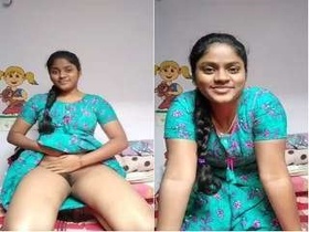 Sexy Indian woman flaunts her big butt and pussy