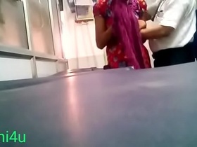 Naughty doctor and patient have sex during hospital checkup