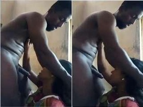 Rural beauty pleasures herself and receives oral sex