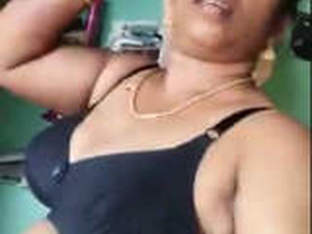 Auntie's erotic striptease