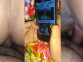 Telugu housewife gets turned on by porn and fucks hard