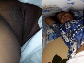 Indian girl records herself bathing and masturbating with her boyfriend