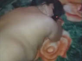 Desi bhabhi's rock-hard cock in action