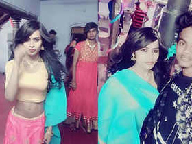 Marathi slim girl gives blowjob to friend after dance competition