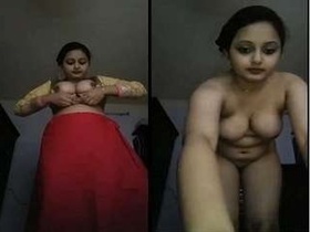 Naked Indian woman taking explicit photos