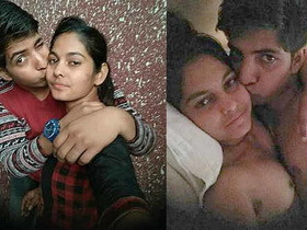Indian couple shares romantic kisses in steamy video
