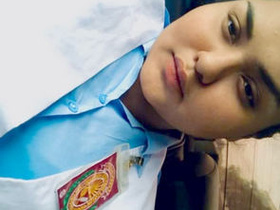 Desi college girl flaunts her body and curves in a sensual video