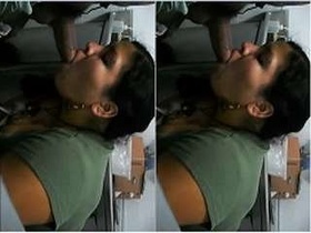 Indian wife gives a sensual blowjob