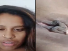 Bangladeshi village girl masturbates vigorously and loudly