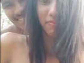 Youngsters engaging in sexual activities in the open air