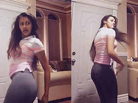 Desi hottie shows off her big butt and raises a big dick