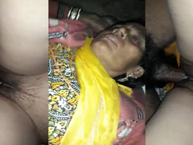 Indian village wife gives blowjob and gets fucked by MMC