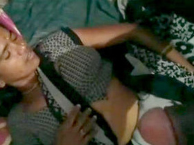 Desi bhabi gives her brother a blowjob at night