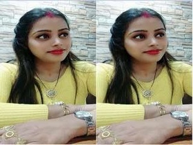 Horny couple shares intimate moments on video call