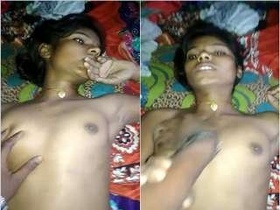 Desi babe gets pounded hard in steamy video