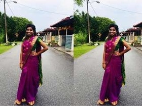 Adorable Sri Lankan Tamil girl reveals her breasts and genitals