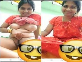 Bhabhi flaunts her assets in a sizzling video call