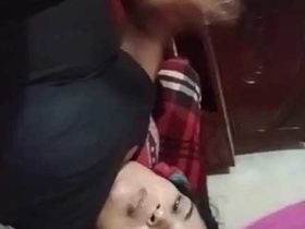 Bangladeshi wife gets fucked by her husband in a village setting