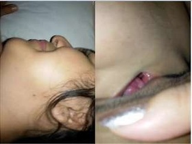Horny wife gets her fill of pleasure from her husband's hard cock