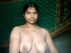 Desi babe from a village bares it all
