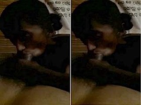 Tamil wife enjoys giving a blowjob