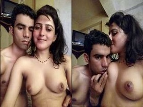 Sweet and innocent lover gives blowjob and gets fucked