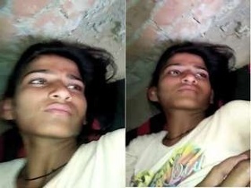 Desi girl's pussy gets grabbed and squeezed by her lover