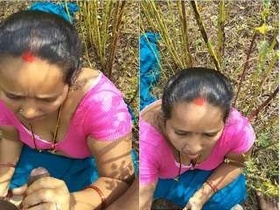 Randi Bhabhi's seductive Telugu blowjob