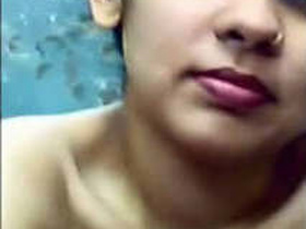 Manjula, a lustful college girl, records her professor's hands on her naked vagina