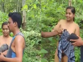 Odia couple engages in taboo outdoor sex, caught by villagers