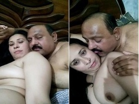 Unreleased video of a naked and horny couple in action
