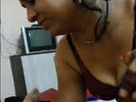 Hindi-speaking bhabhi in a steamy video with audio