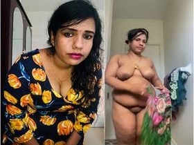 Naughty auntie captures her naked body on camera for her lover