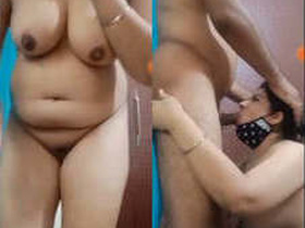 Watch a hot bhabhi give a deep throat blowjob