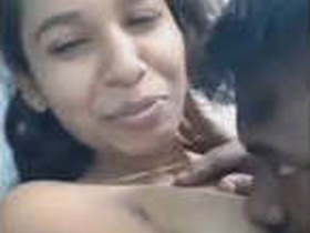 A stunning girl gets punished with pussy sucking by a black team leader