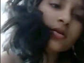 Clear-sounding girl talks dirty while riding in Hindi