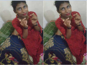 Exclusive video of Desi woman paying Randy with her breasts