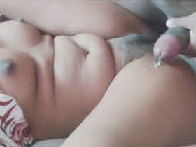 Desi wife gets nicely pleased in steamy video