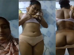Desi village wife flaunts her big ass and tits in a naughty video