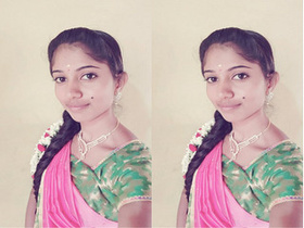 Amateur Indian girl displays her natural body in a rural setting