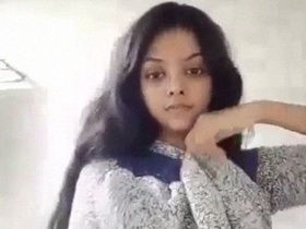 Desi girl strips naked in the bathroom, revealing her tight body