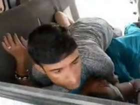 Randy gets paid with her moans as she has sex in the car