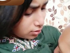 Indian girl tries out nipple play for the first time