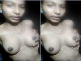 Cute girl reveals her curves in an exclusive video