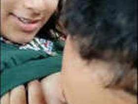 Desi couple enjoys sucking and eating breasts in part 2