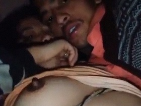 Real lovers enjoy romantic sex in this video