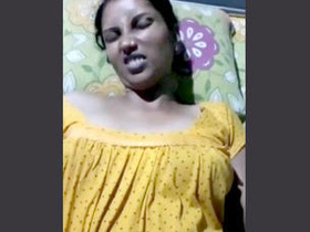 Indian bhabi's stunning face on display during a sensual show