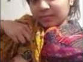 Busty Pakistani babe flaunts her body and masturbates