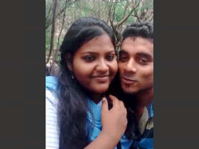 Indian couple's passionate outdoor romance captured on video